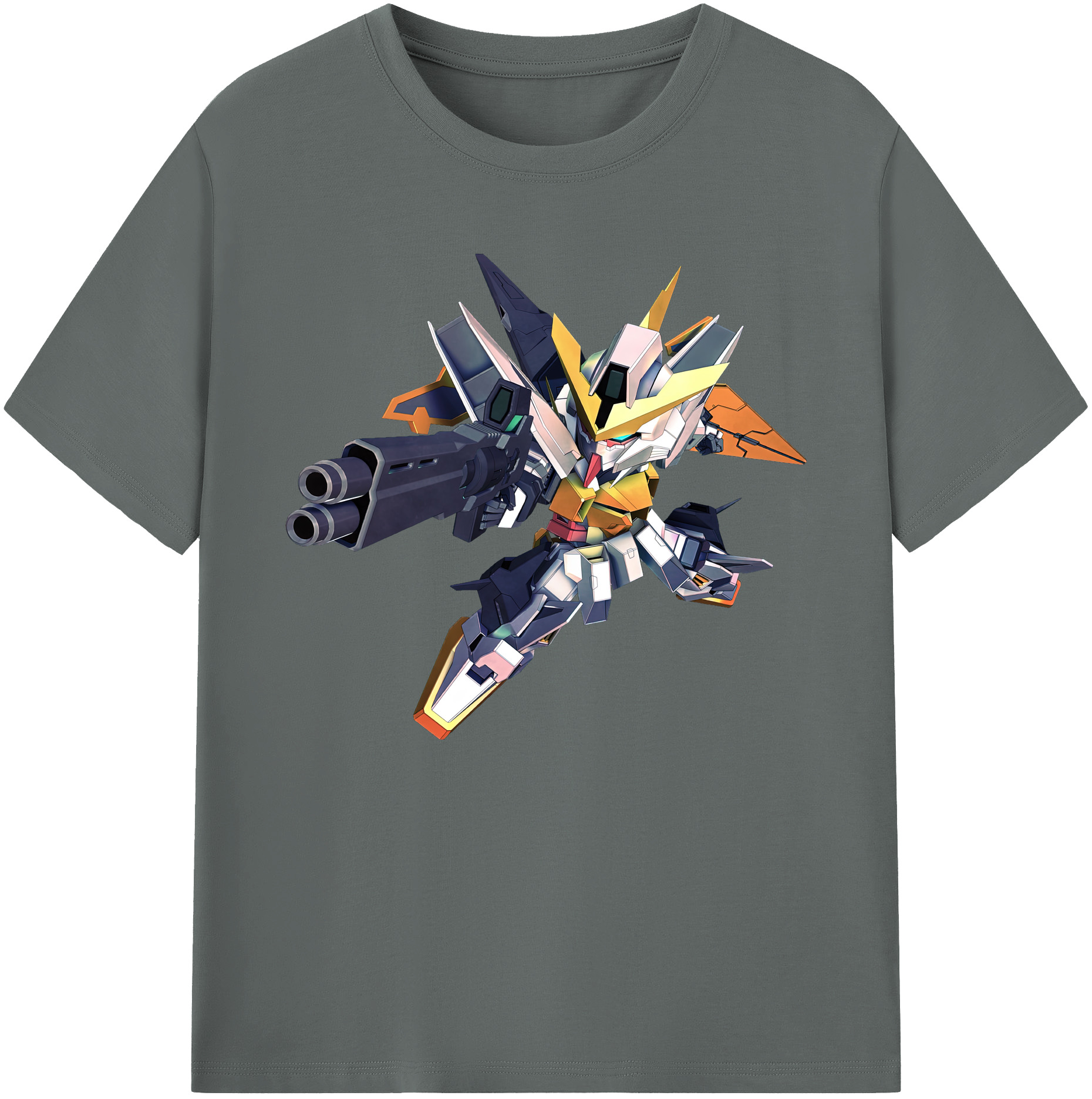 （画像用） 機動戦士ガンダム Mobile Suit Gundam 綿100％ メンズ半袖Tシャツ｜肌触りやわらか＆通気性